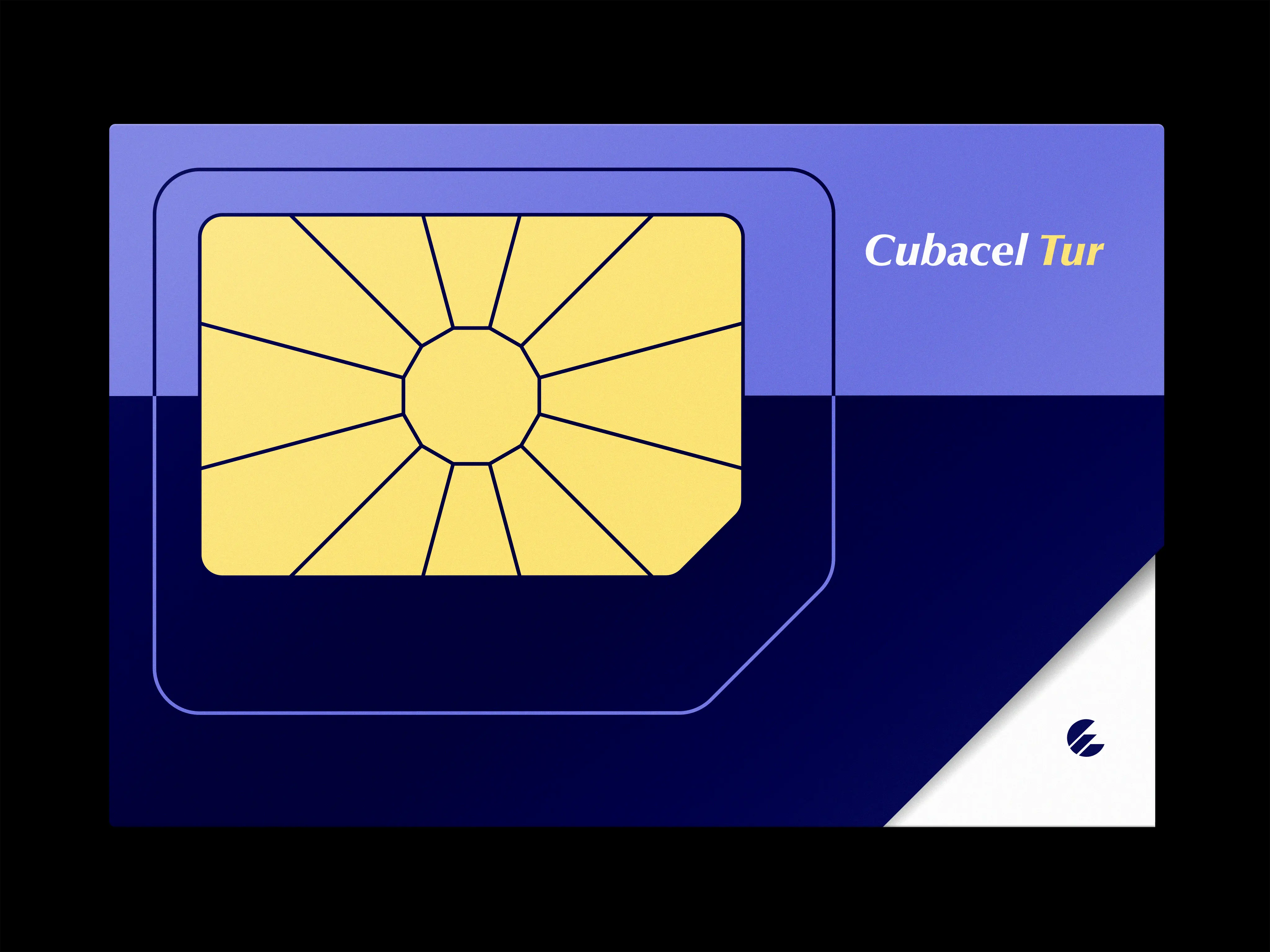 Cubacel Tur Card Packaging Design