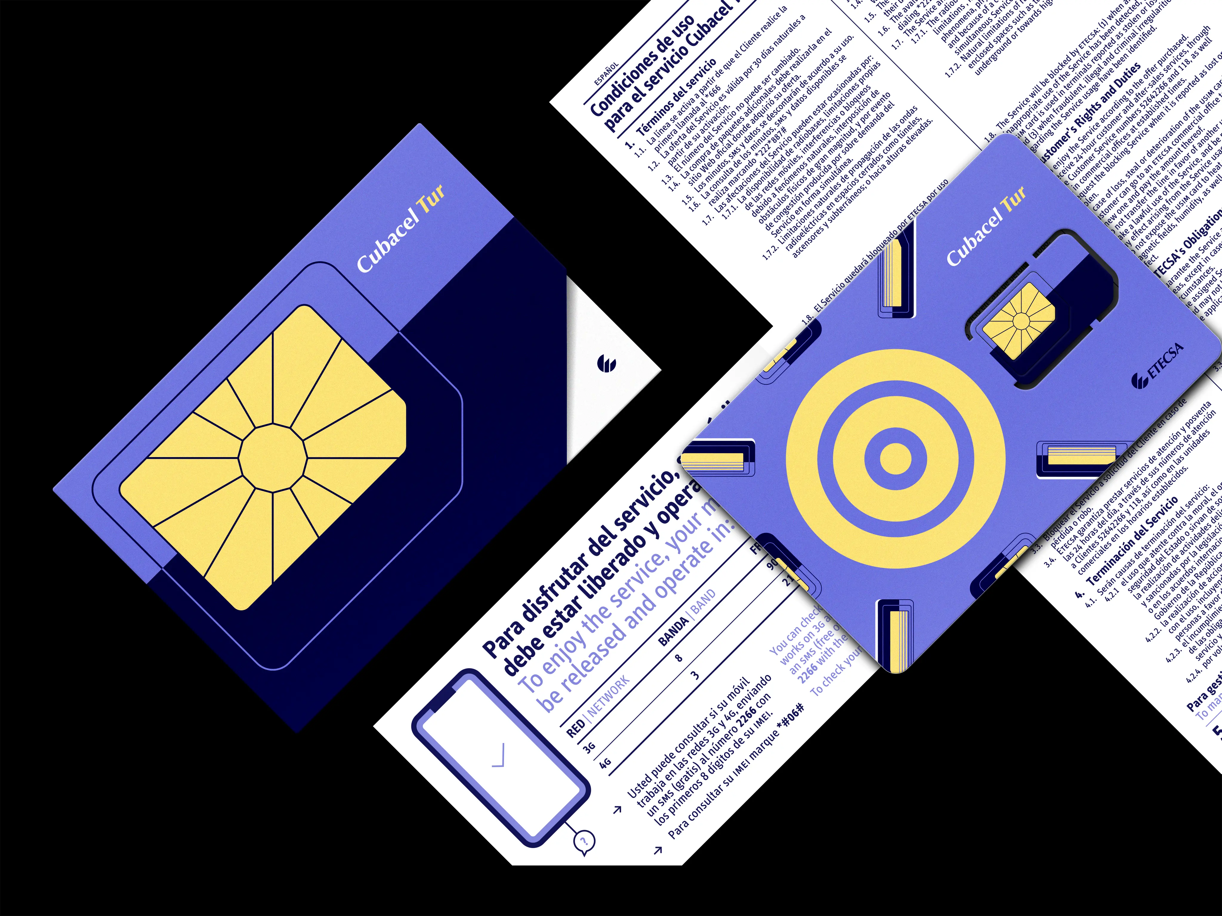 Cubacel Tur Packaging Design