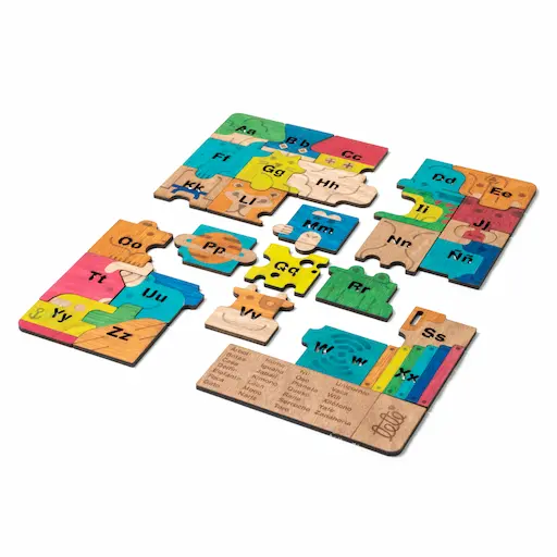 Tete by Doublete educational toy alphabet